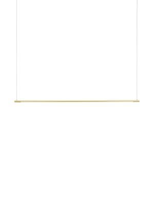 Grote LED-hanglamp Elettra in goud