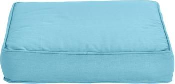 Cuscino sedia alto in cotone blu Zoey
