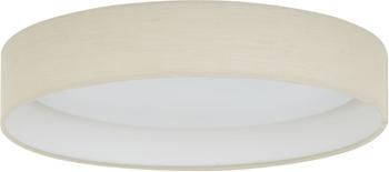 Plafonnier LED rond taupe Helen