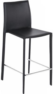 Barová židle z kůže Boréalys, 2 ks