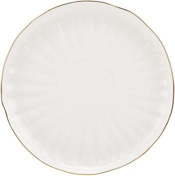 Assiette plate porcelaine Sali, 2 pièces