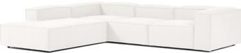Canapé d'angle XL modulable beige Lennon
