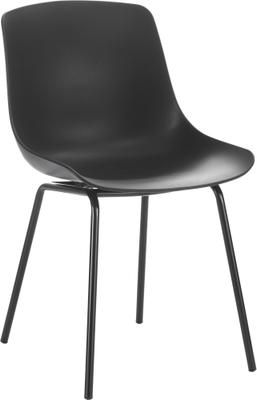 Plastová stolička s kovovými nohami Dave, 2 ks