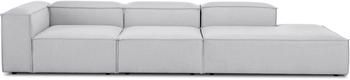 Canapé modulaire XL gris clair Lennon