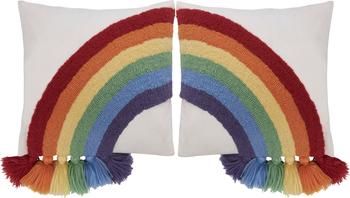Housse de coussin arc-en-ciel Cary, 2 élém.