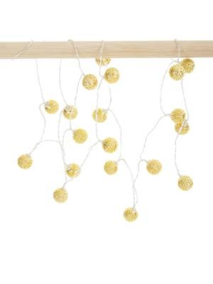 Lampki solarne Glamour, dł. 280 cm i 20 lampionów