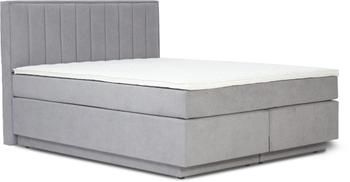 Boxspringbett Livia mit Stauraumfunktion in Grau