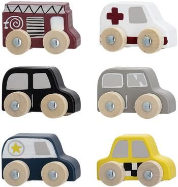 Set juguetes de coches Car, 6 pzas.