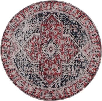 Kulatý žinylkový koberec ve stylu vintage Toulouse