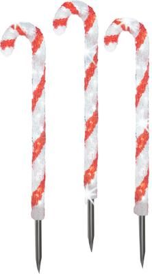 LED Leuchtobjekte Candy H 61 cm, 3 Stück