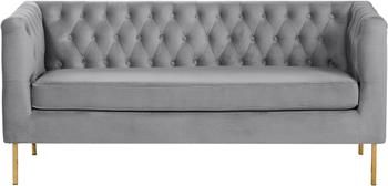 Sofa Chesterfield z aksamitu Chiara (2-osobowa)