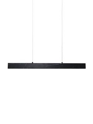 Lampada a sospensione grande a LED effetto marmo Pierce