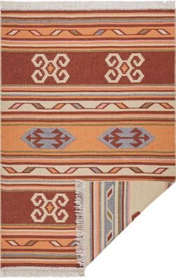 Kelimteppich Tansa im Ethno-Style aus Baumwolle