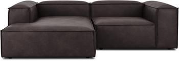 Sofá rinconero modular de cuero reciclado Lennon