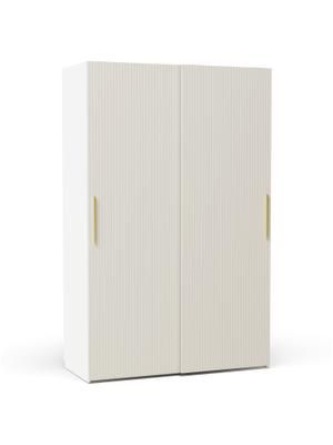 Armadio componibile beige con ante scorrevoli Simone, largh. 150 cm, in diverse varianti