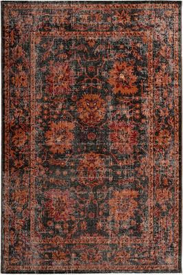 Tapis extérieur oriental gris orange My Tilas