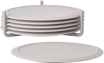 Posavasos de silocona Plain, 6 uds.