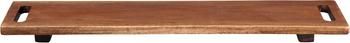 Plateau de service bois Wood, 60 x 13 cm