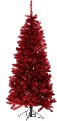 Decoratieve kerstboom Colchester in rood