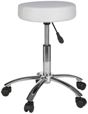 Tabouret de bureau à hauteur ajustable avec roulettes Leon
