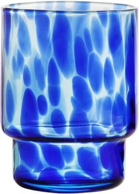 Verre à eau bleu/transparent Tortoise, 4 pièces