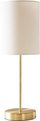 Lampada da tavolo con paralume in tessuto Seth 2 pz