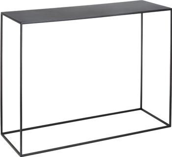 Console noire en métal Tensio