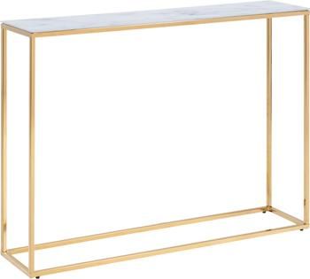 Console aspect marbre Aruba