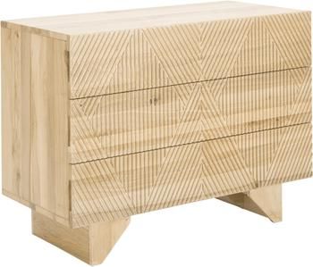 Commode bois de chêne massif avec tiroirs Louis