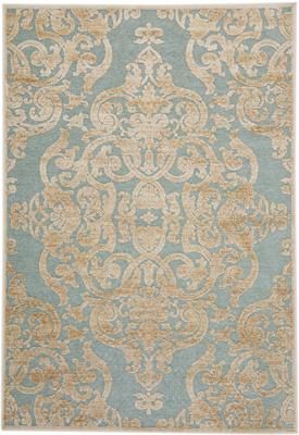 Vintage Viskoseteppich Marigot mit Hoch-Tief-Effekt