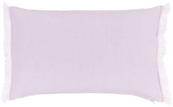 Housse de coussin pur lin lilas Luana