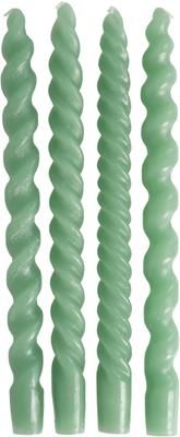 Chandelle verte Spiral, 4 pièces