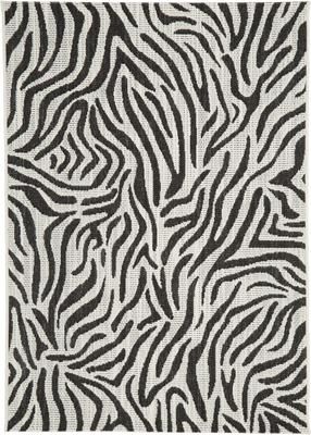 In- & Outdoor-Teppich Exotic mit Zebra Print