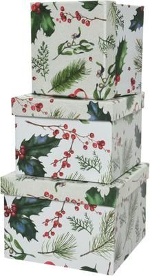 Set 3 confezioni regalo Mistletoe