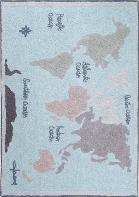 Alfombra lavable Vintage Map