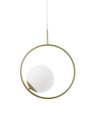 Lampada a sospensione in vetro opalino Chloe