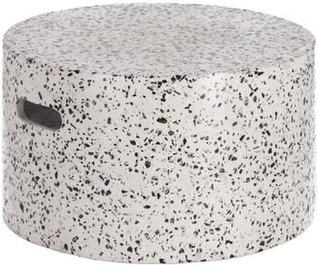 Tuintafel Janell van terrazzo in wit
