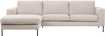 Sofa narożna z metalowymi nogami Cucita (3-osobowa)