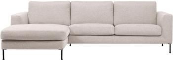 Sofa narożna z metalowymi nogami Cucita (3-osobowa)