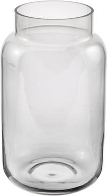 Vaso grande in vetro grigio Lasse