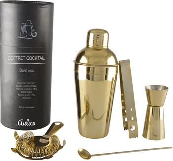 Set shaker dorato Leur 5 pz