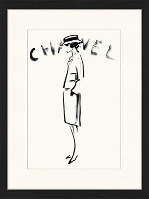 Impression numérique encadrée Chanel