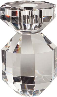 Bougeoir en cristal fait main Gem