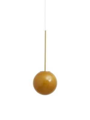 Petite suspension boule ambrée Seth