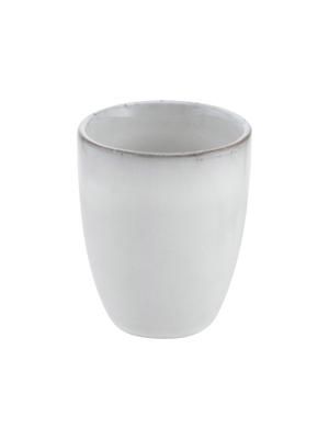 Handgemachte Espressobecher Nordic Sand aus Steingut, 6 Stück