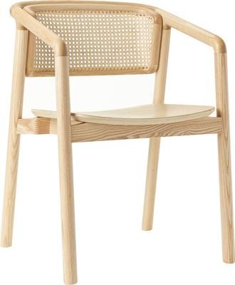 Krzesło z podłokietnikami z plecionką wiedeńską Gali