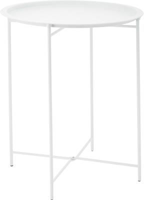 Dienbladtafel Sangro in wit van metaal