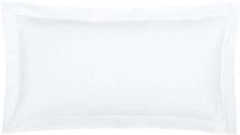 Saténový povlak na polštář z organické bavlny s lemováním Premium, 2 ks