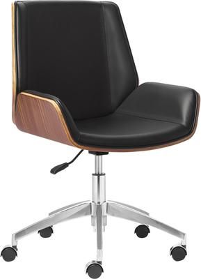 Chaise de bureau cuir synthétique Rouven, hauteur ajustable