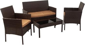 Tuin loungeset Barny, 4-delig